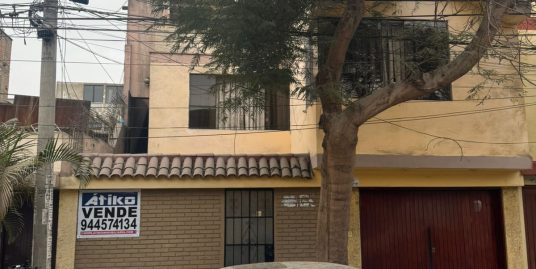 CASA 160 m2 3 PISOS 9 DOR 4 BAÑOS URB. EL TREBOL LOS OLIVOS $ 260.000