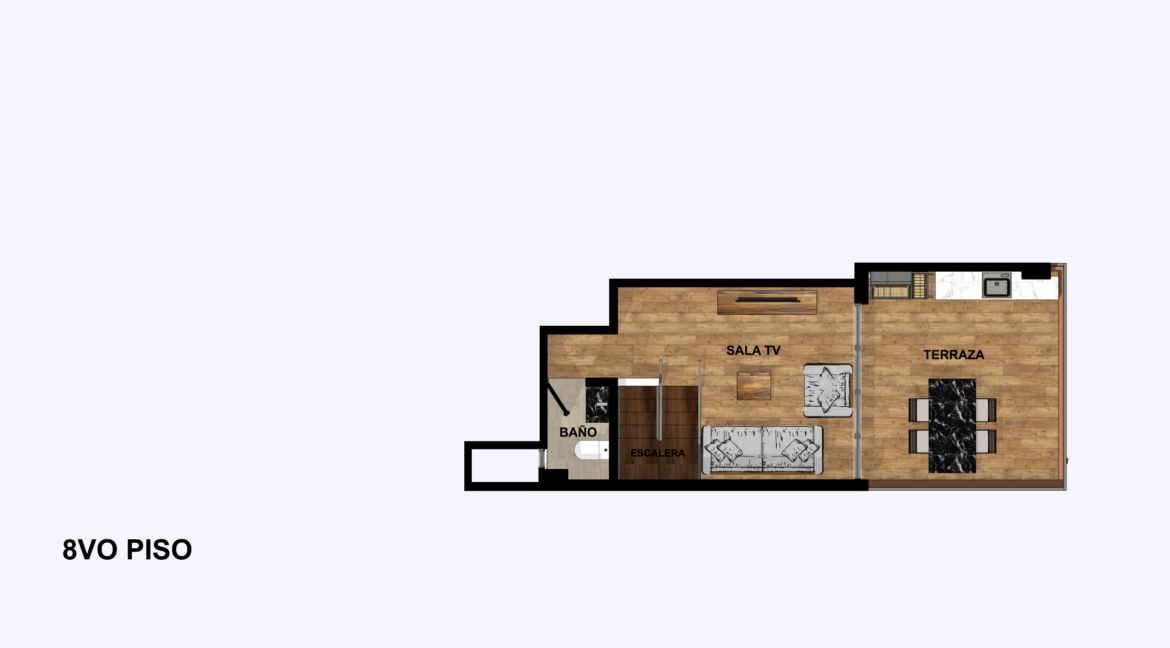 DUPLEX PISO 7 NIVEL 2