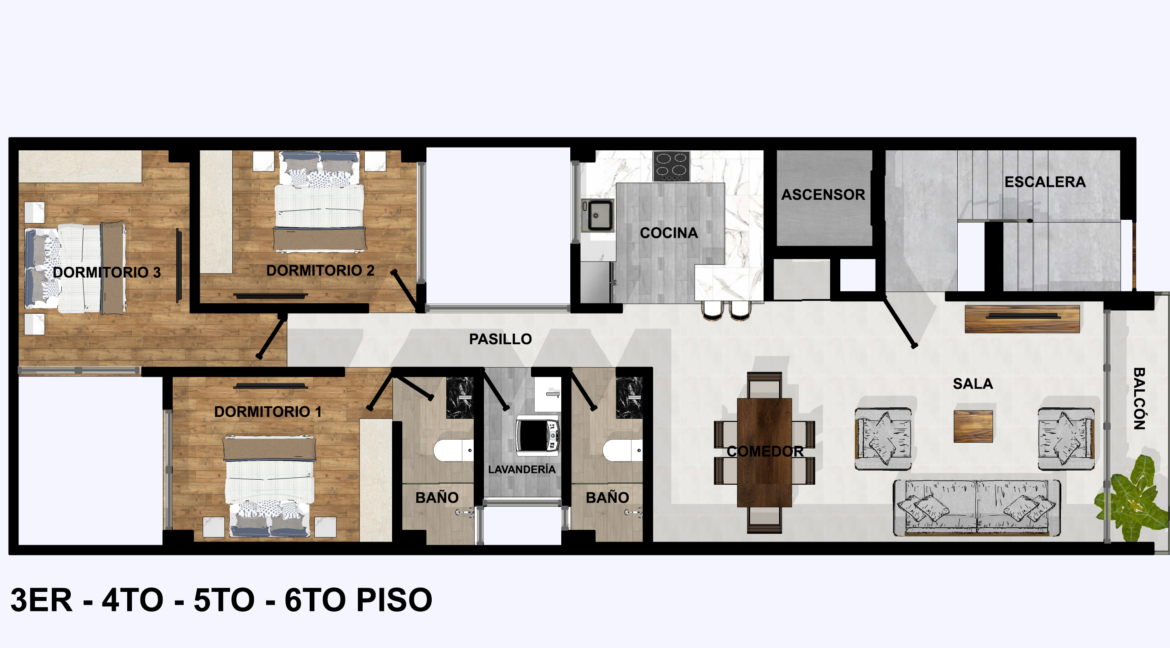 PISO 3-6