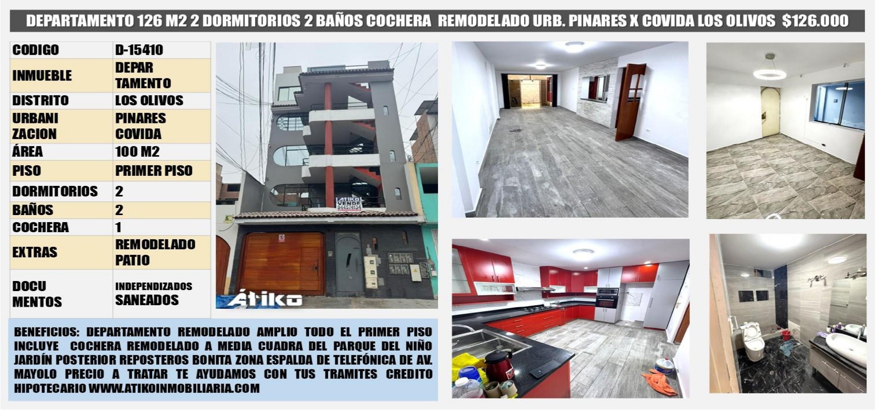 DEPA URB PINARES COVIDA